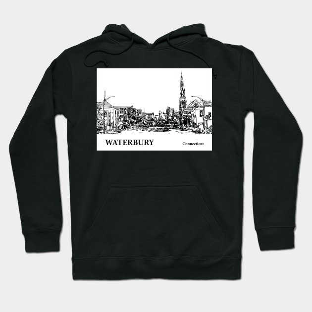 Waterbury Connecticut Hoodie by Lakeric